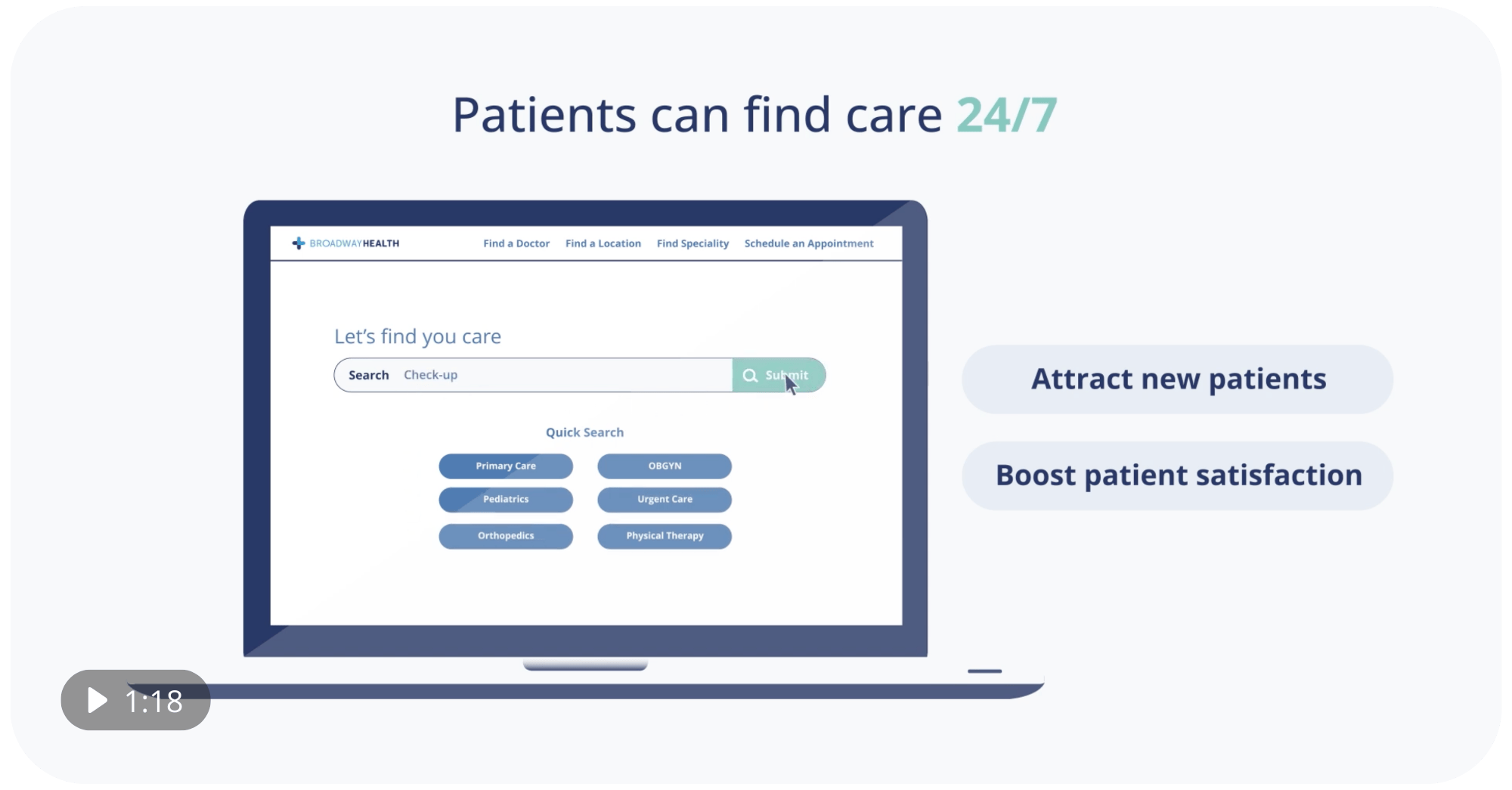 In this video, you will learn more about engagement solutions that improve patient satisfaction.