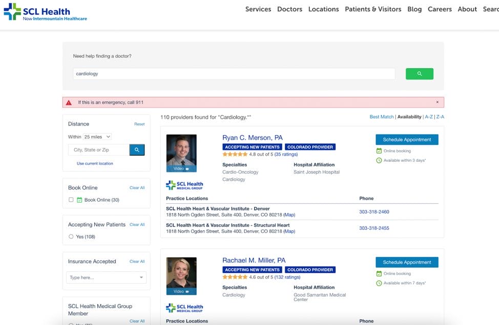 Legacy SCL Health (Now Intermountain Healthcare) Reimagines Digital Patient Access
